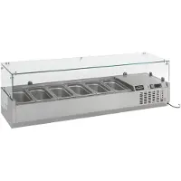 CombiSteel Aufsatzvitrine 1/4 Gn X 10