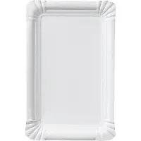Duni Pølsetallerken 13x20 cm Pap,4 pk x 250 Stk/krt
