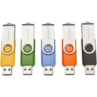 Intenso Basic Line USB Typ-A 2.0/s Drehring Schwarz Blau Grue... - Flash-Speicher - unsortiert (3503585)