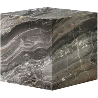 Audo Copenhagen Audo - Plinth Cubic Beistelltisch, Galaxy grau