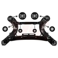 VAN WEZEL Achsträger Achsträger 2924629 Hinten passend für MERCEDES-BENZ C-Klasse T-modell (S205)