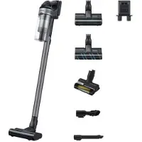 Samsung VS20B75BCR5, 2-in-1-Stabstaubsauger, Beutellos, Schwarz, Chrom, Trocken, Multizyklonisch, Teppich, Harter Boden, Holzboden