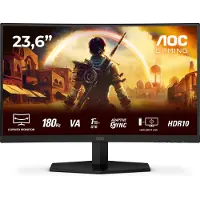 AOC G4 C24G42E, 59,9 cm (23.6"), 1920 x 1080 Pixel, Full HD, LED, 4 ms, Schwarz, Rot