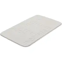 Linea Due Badematte , weiß , Synthetik , Maße (cm): B: 65 H: 1,8