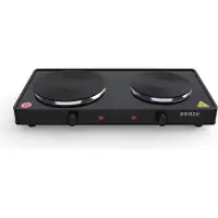 Brock Electronics Freestanding hob Brock Two-burner electric cooker EP200BK Brock black