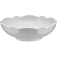 Alessi Dessertschüssel Dressed White Porzellan 13 cm (Set von 4)