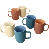 Ritzenhoff & Breker Ritzenhoff 6x Jasper TRIO Kaffeebecher 250ml H10,4cm Tee-Tassen 6 Personen