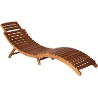 vidaXL Sonnenliegen 2 Stk. mit Tisch und Auflagen Massivholz Akazie - Sonnenliegen