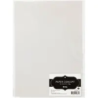 Creativ Company Pergamentpapier A4 Hellgrau 150 g/m², zum Basteln, Malen, DIY – 10er Pack