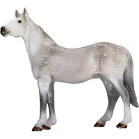 Small Foot Mojo Fun Orlov Trotter, 3 Jahr(e), HORSE WORLD, Grau, Weiß, Schwarz, Polyvinylchlorid (PVC)