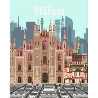 Ravensburger Malen nach Zahlen - CreArt - Mailand -23688