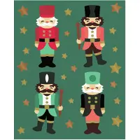 Ravensburger CreArt - Malen nach Zahlen 23893 - Christmas Nutcracker Delight - Erwachsene ab 12
