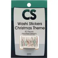 Colorations – Washi-Sticker – Weihnachtsmotiv, 80 Stück