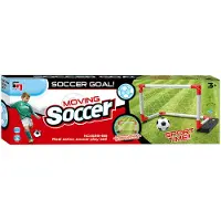 Nobrand Bewegliches Fußballtor Spielzeug mit Sound und 2 Geschwindigkeiten