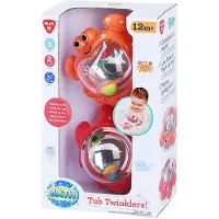 Play Tub Twinklers - Krabbe und Oktopus, 2 Stk.