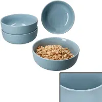 Ritzenhoff & Breker Ritzenhoff 4x Jasper Schale √ò14,5cm Graublau 360ml Steingut 6 Pers. Müslischüssel