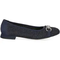 Caprice Ballerina, Blockabsatz, Bequemschuh, Businessschuh mit Schmuckelement