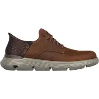 SKECHERS Slip-Ins: Garza - Gervin Sportief - Donkerbruin - Maat 42