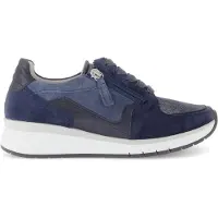 Gabor 66.307 Damenschuhe - Halbschuhe - Sneaker blau Freizeit
