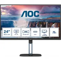 AOC V5 24V5CE/BK, 60,5 cm (23.8"), 1920 x 1080 Pixel, Full HD, LED, 4 ms, Schwarz