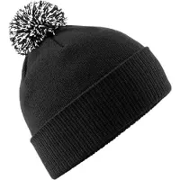 Beechfield - Mütze für Herren/Damen Unisex (Schwarz/Weiß)