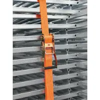 Kerbl 37160 Ratschenzurrgurt 2-teilig, 50 mm / 15 m, Zugkraft 4000 kg