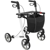 Rehasense Server L Komfort Softrad Rollator weiß 1 St