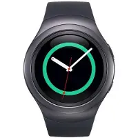 Samsung Gear S2 (SM-R720) - Smartwatch - Herzfrequenzmesser Musiksteuerung - Schwarz