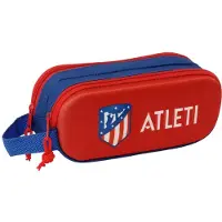 Atletico de Madrid Zweifaches Mehrzweck-Etui Atlético Madrid Rot 21 x 8 x 6 cm 3D