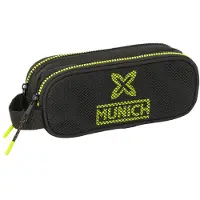 Munich Zweifaches Mehrzweck-Etui Beat Schwarz 21 x 8 x 6 cm