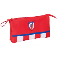 Atletico de Madrid Dreifaches Mehrzweck-Etui Atlético Madrid Rot 22 x 12 x 3 cm