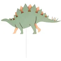 Van Tjalle en Jasper Dino Wandlampe Stegosaurus Holz Kinderzimmer Beleuchtung