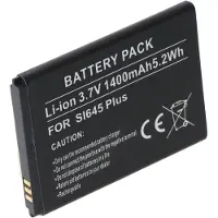 AccuCell Akku kompatibel Bea-Fon SL645/SL645Plus Akku, Li-ion, 3,7V, 1400mAh, 5,2Wh, ICP5/44/55