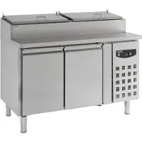 CombiSteel Gastro Kühltisch Kühltheke Saladette 2x1/1GN 6x1/3 GN 1360x700x1085mm