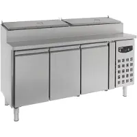 CombiSteel Saladette 3 Türen 8X1/3Gn Behälter