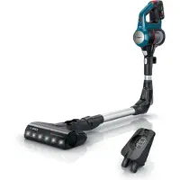 Bosch BSS71125AH, 2-in-1-Stabstaubsauger, Beutellos, Schwarz, Blau, Trocken, 82 dB, Akku