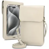 Cadorabo Handytasche für Samsung Galaxy S25 Ultra Hülle Umhängetasche in Weiss | Gr.: onesize