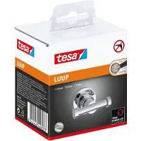 TESA luup Design-Garderobekrog, forkromet (L x B x H) 70 x 63 x 50 mm Krom (blank) Indhold: 1 stk