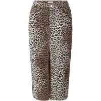 Rich & royal Long Leopard Print Denim Skirt Caffee Latte Größe: W26 | Midiröcke Outlet | Damen | Blau