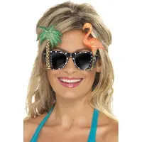 Smiffys Palme Und Flamingo