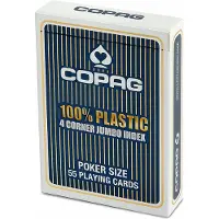 Cartamundi - Plastik-Poker Jumbo Face 4 Pips