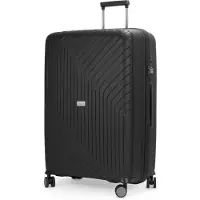 Hauptstadtkoffer - TXL - Großer leichter Hartschalen-Koffer 120 L Rollkoffer 76cm Reisekoffer 4 Rollen Aufgabegepäck 20-23 kg, TSA,Schwarz
