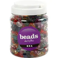 Creativ Company facettierte Perlen Mischung 500 g