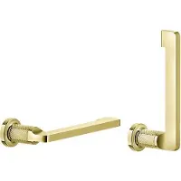 Gessi Inciso WC-Papierrollenhalter oder Ersatzrollenhalter zur Wandmontage, senkrecht/waagerecht, 58