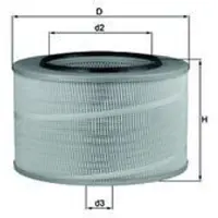 MAHLE ORIGINAL Knecht Luftfilter LX 507