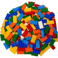 LEGO DUPLO 2x4 Steine Bausteine Bunt Gemischt - 3011 NEU! Menge 40x – Jede Mischung individuell zusammengestellt