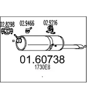 MTS Endschalldämpfer 01.60738