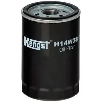 HENGST FILTER Ölfilter [Hersteller-Nr. H14W38] für Ford Usa, Land Rover, Jaguar