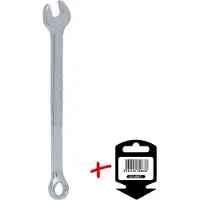Ks Tools CHROMEplus Ringmaulschlüssel, abgewinkelt, 10mm, auf Hänger