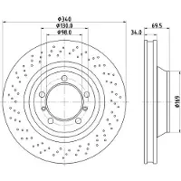 Hella Bremsscheibe PRO High Carbon 8DD 355 126-921